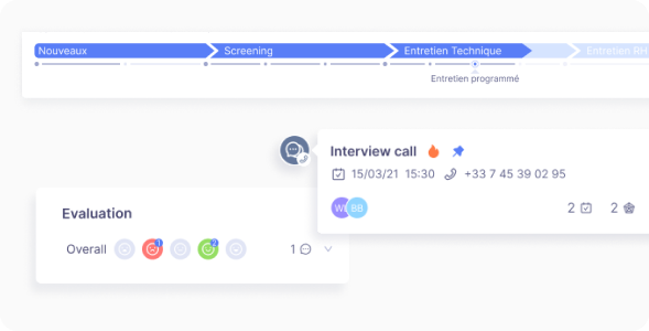 Hiringmaster functionalities